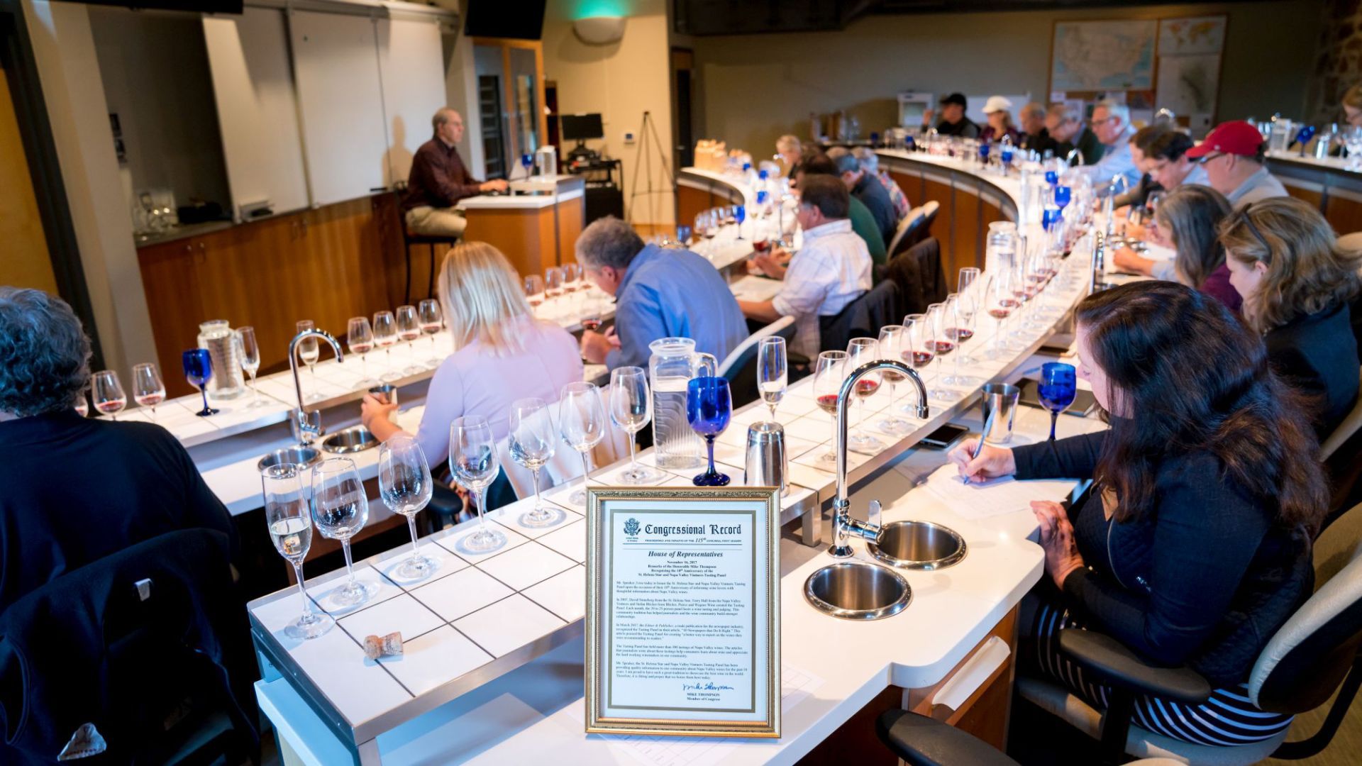 St. Helena Star/Napa Valley Vintners tasting panel
